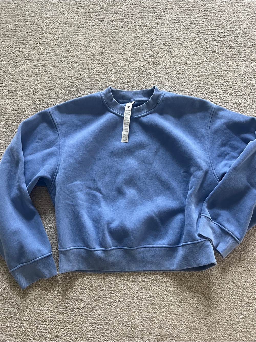 Lululemon steady state superloft Crewneck Sweatshirt Blue - Picture 4 of 5